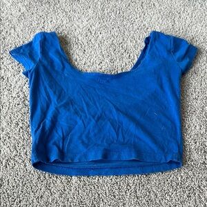 Blue Women's Crop Top